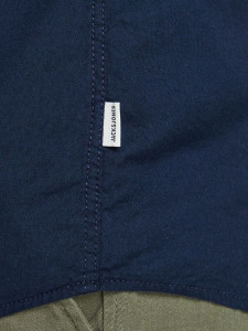 Сорочка JJEOXFORD SHIRT L/S S21 NOOS 12182486-Navy Blazer Jack&Jones L Темно-синій 12182486-NAVY BLAZER-FIT: