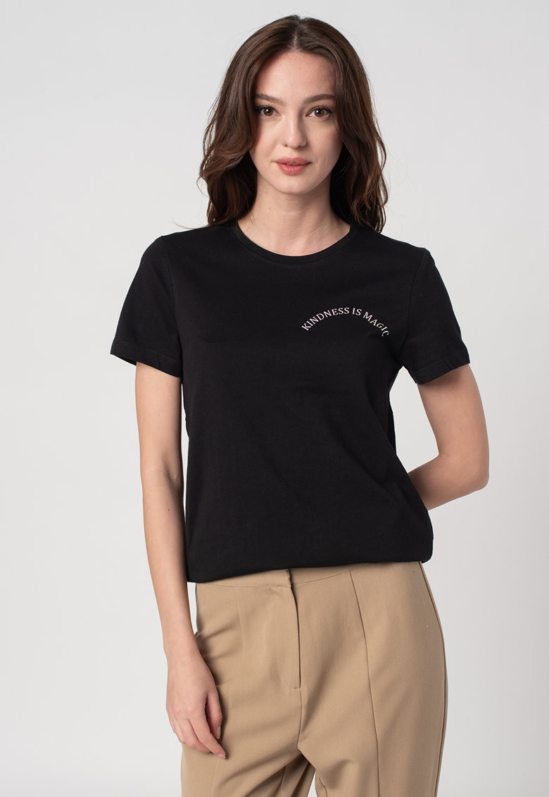 Футболка ONLFREYA FOIL S/S T-SHIRTS JRS 15232012 Black ONLY S Чорний 15232012Black