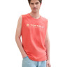 Майка Tanktop with a logo print 1041866ХХ26202 Tom Tailor L Кораловий 1041866ХХ26202
