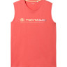 Майка Tanktop with a logo print 1041866ХХ26202 Tom Tailor L Кораловий 1041866ХХ26202