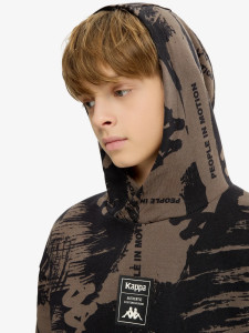 Худі для хлопчиків 134359KAP-B1 Kappa 134-140 Темно-коричневий 134359KAP-B1