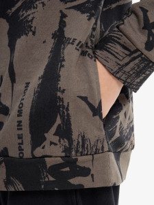 Худі для хлопчиків 134359KAP-B1 Kappa 134-140 Темно-коричневий 134359KAP-B1