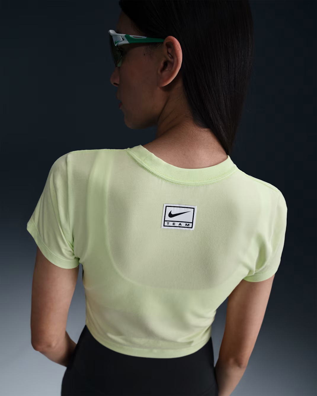 Футболка жіноча Nike Slim Crop Green HQ1709-360