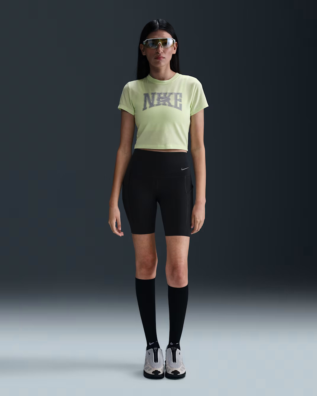 Футболка жіноча Nike Slim Crop Green HQ1709-360