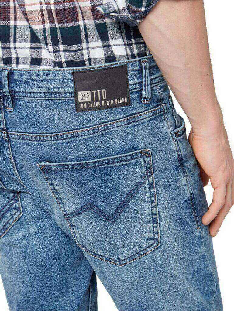 Джинси Piers slim jeans 1008446-10280 Tom Tailor 30/32 Блакитний 1008446-10280