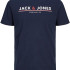 Футболка JACMONT TEE SS LW 12205227-Navy Blazer Jack&Jones L Темно-синій 12205227-NAVY BLAZER