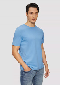 Футболка T-Shirt mit Crew Neck 2165525.5510 s.Oliver L Блакитний 2165525.5510