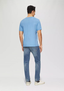 Футболка T-Shirt mit Crew Neck 2165525.5510 s.Oliver L Блакитний 2165525.5510