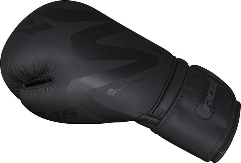 Рукавиці боксерські RDX BOXING GLOVES F15 чорний 10 унцій (BGR-F15MB) BGR-F15MB