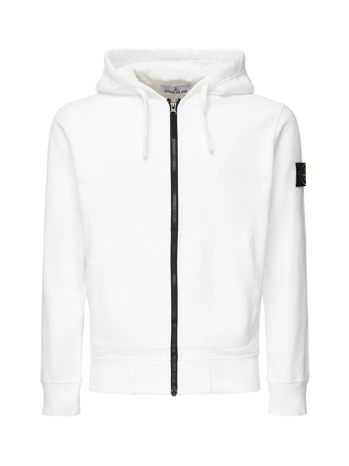 Худі Stone Island Compass Patch Zip-Up Hoodie white K1S156100042S0051 V0001