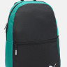 Рюкзак Puma teamGOAL Backpack Core 17L чорний, зелений Уні 12x30x42 см 090238-04
