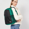 Рюкзак Puma teamGOAL Backpack Core 17L чорний, зелений Уні 12x30x42 см 090238-04