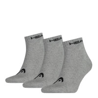 Шкарпетки Head QUARTER 3PPK UNISEX сірий Уні 35-38 761011001-400