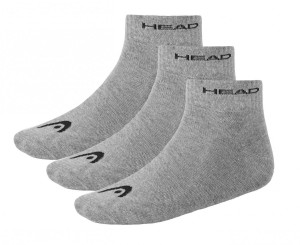 Шкарпетки Head QUARTER 3PPK UNISEX сірий Уні 35-38 761011001-400
