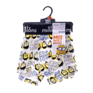 Труси-боксери MinionS NOIR - CROMinion PREHISTOIRE білий Чол 10-12 30890253-4
