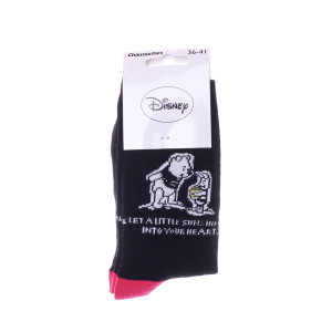 Шкарпетки Disney Winnie L Ourson Winnie + Porcinet 1 чорний Діт 36-41 13896420-5