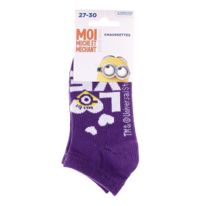 Шкарпетки MINIONS LOVE фіолетовий Діт 27-30 арт 83890431-5 83890431-5