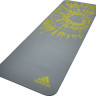 Килимок для йоги Adidas Tie-Dye Yoga Mat сірий, жовтий 183 х 61 х 1 см (ADYG-10200GR) ADYG-10200GR