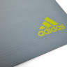 Килимок для йоги Adidas Tie-Dye Yoga Mat сірий, жовтий 183 х 61 х 1 см (ADYG-10200GR) ADYG-10200GR