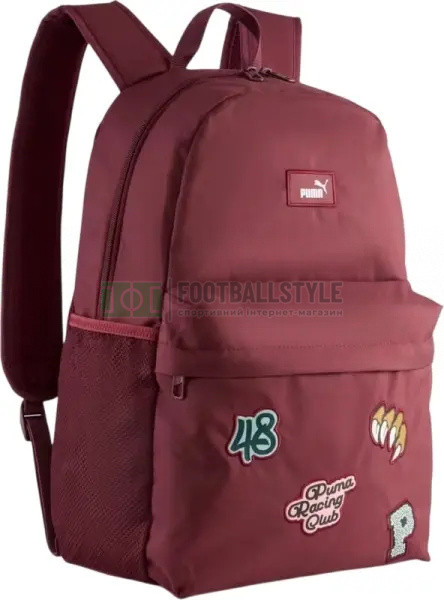 Рюкзак Puma PHASE PATCH Backpack 20L бордовий Діт 44 х 38 х 14 см 091730-20
