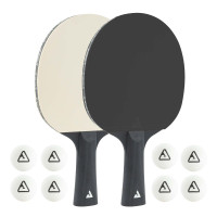 Набір для настільного тенісу Joola TTET BLACK+WHITE 2 ракетки + 8 м'ячів (jset5) jset5