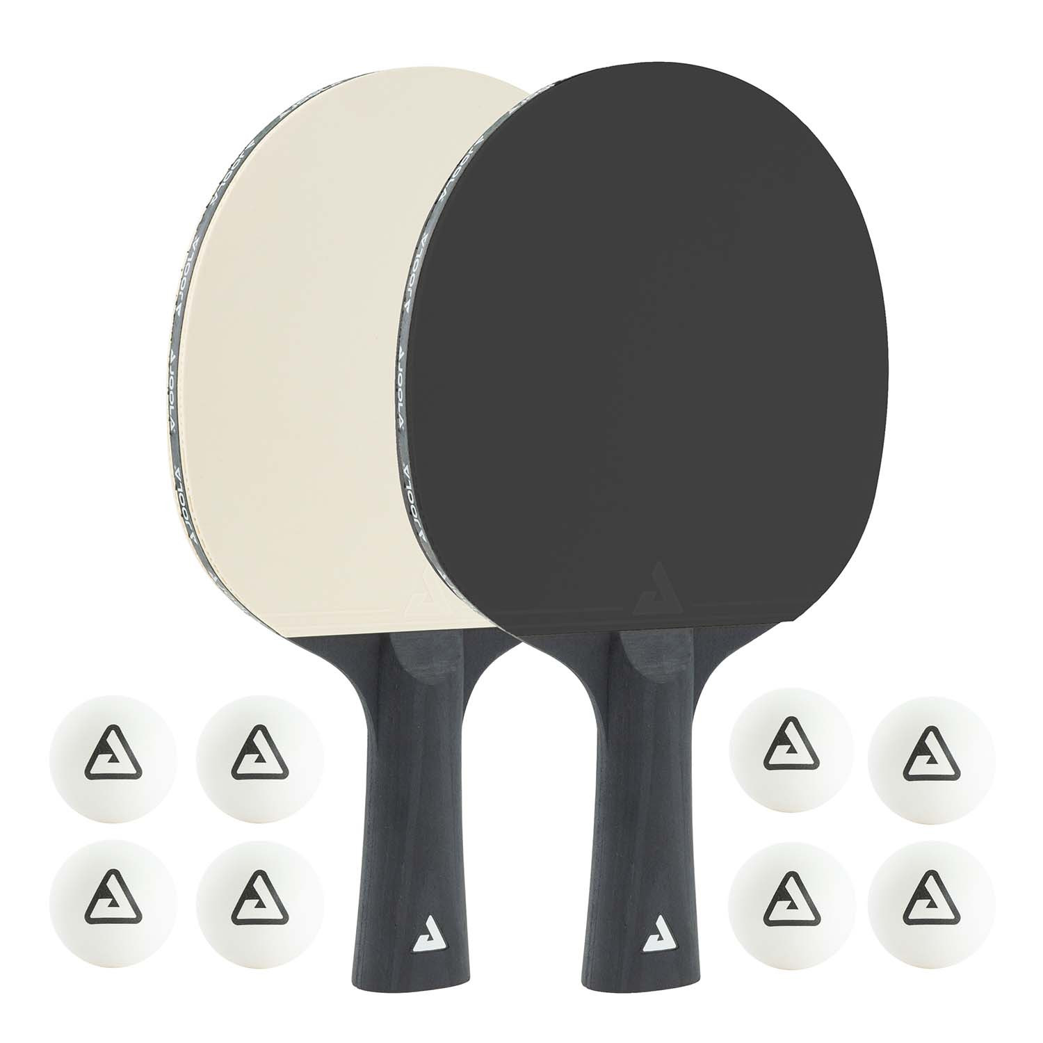 Набір для настільного тенісу Joola TTET BLACK+WHITE 2 ракетки + 8 м'ячів (jset5) jset5