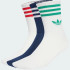 Шкарпетки Adidas 3S CREW S 3P білий, темно-синій Уні L (43-45) JV7408