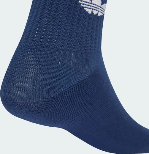 Шкарпетки Adidas 3S CREW S 3P білий, темно-синій Уні L (43-45) JV7408