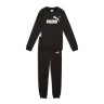 Костюм спортивний підлітковий ESS Logo Crew Sweat Suit 68972101 Puma 128 Чорний 68972101