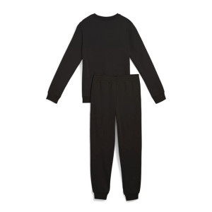Костюм спортивний підлітковий ESS Logo Crew Sweat Suit 68972101 Puma 128 Чорний 68972101