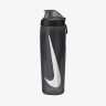 Пляшка Nike REFUEL BOTTLE LOCKING LID 24 OZ антрацит, чорний, сріблястий Уні 709 мл N.100.7668.054.24