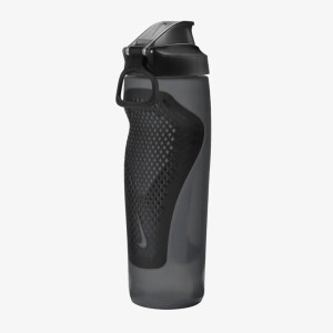 Пляшка Nike REFUEL BOTTLE LOCKING LID 24 OZ антрацит, чорний, сріблястий Уні 709 мл N.100.7668.054.24