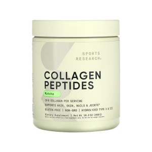 Порошок Sport Research Collagen Peptides Organic Matcha - 288g Green Tea 2023-10-5542