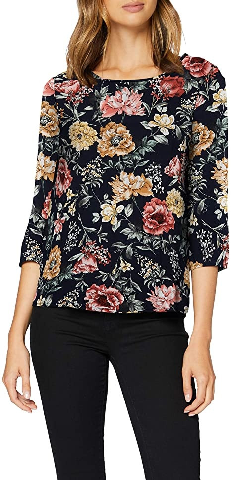 Блуза ONLNOVA LIFE 3/4 SLEEVE TOP AOP WVN 5 15213852 Night Sky ONLY 36 Темно-синій 15213852NightSky