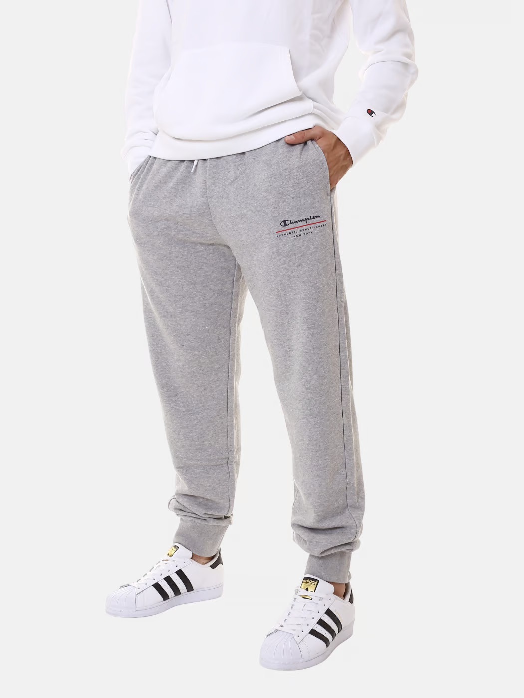 Штани rib cuff pants 219732-EM006 Champion M Сірий 219732-EM006
