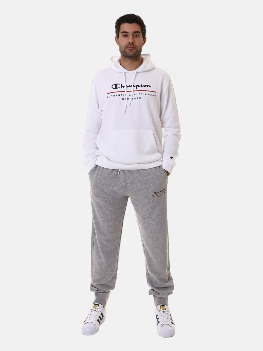 Штани rib cuff pants 219732-EM006 Champion M Сірий 219732-EM006