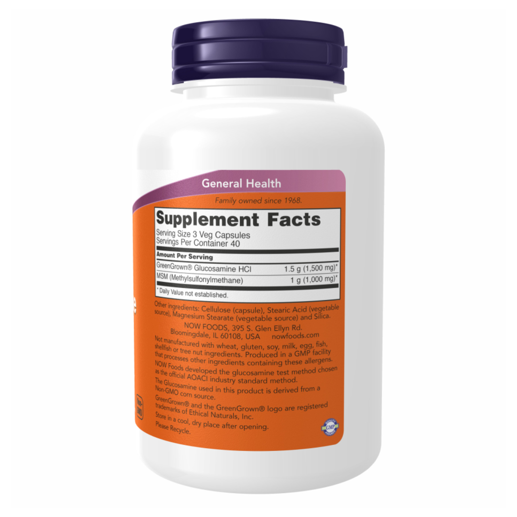 Капсули Veg Glucosamin & MSM 500/500 - 240 vcaps 2022-10-1355