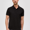 Поло cotton piqué polo shirt 2138262.9999 s.Oliver L Чорний 2138262.9999