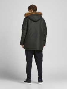 Куртка JJEGLOBE PARKA STS 12194323-Black Jack&Jones M Чорний 12194323-BLACK