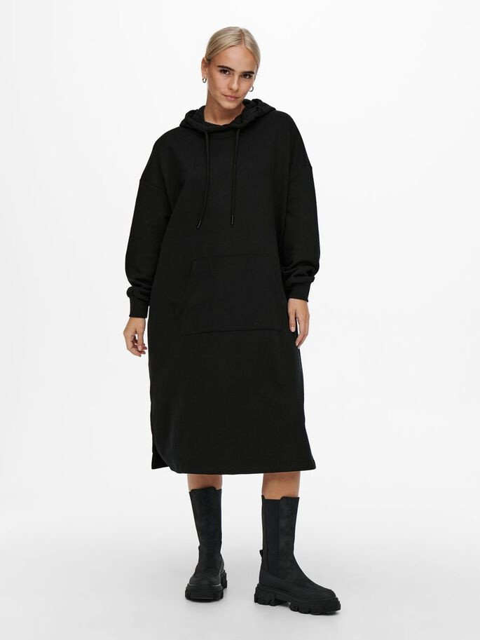 Сукня ONLCHELSEA LIFE L/S OVERSIZE DRESS SWT 15241307-Black ONLY L Чорний 15241307-Black