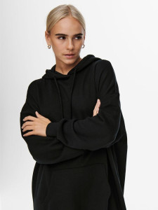 Сукня ONLCHELSEA LIFE L/S OVERSIZE DRESS SWT 15241307-Black ONLY L Чорний 15241307-BLACK