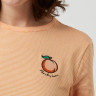 Футболка ONLFRUITY LIFE S/S STRIPE TOP BOX JRS 15231612 Mock Orange - BRIGHT WHITE + PEACH ONLY L По 15231612MOCKORANGE-BRIGHT