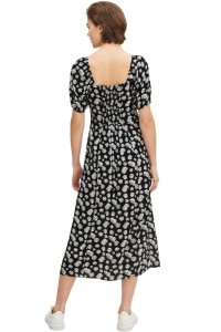 Сукня fitted allover printed dress 1031324-29563 Tom Tailor M Чорний 1031324-29563