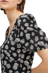 Сукня fitted allover printed dress 1031324-29563 Tom Tailor M Чорний 1031324-29563