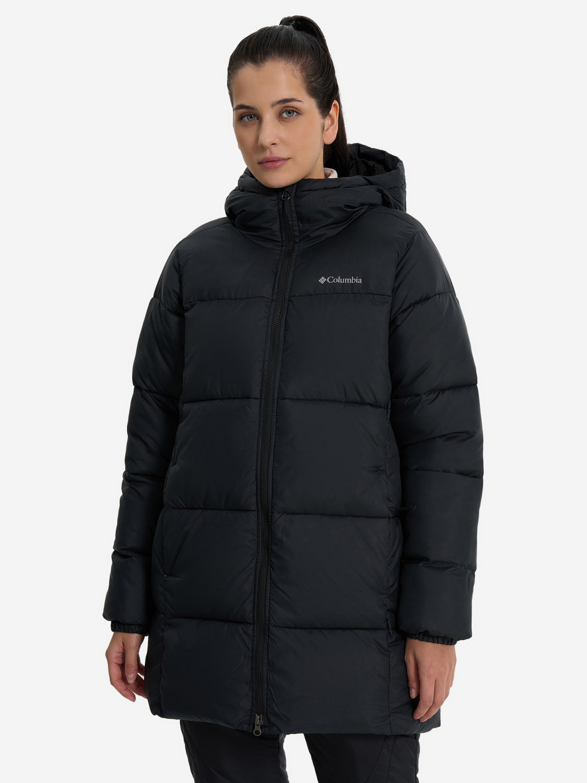Куртка утеплена Puffect™ II Mid Jacket Hooded 2088471CLB-010 Columbia L (48) Чорний 2088471CLB-010