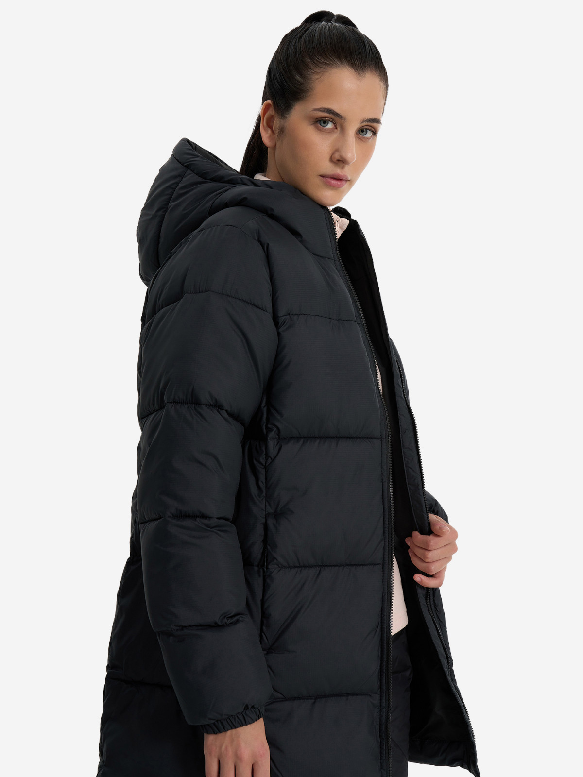 Куртка утеплена Puffect™ II Mid Jacket Hooded 2088471CLB-010 Columbia L (48) Чорний 2088471CLB-010