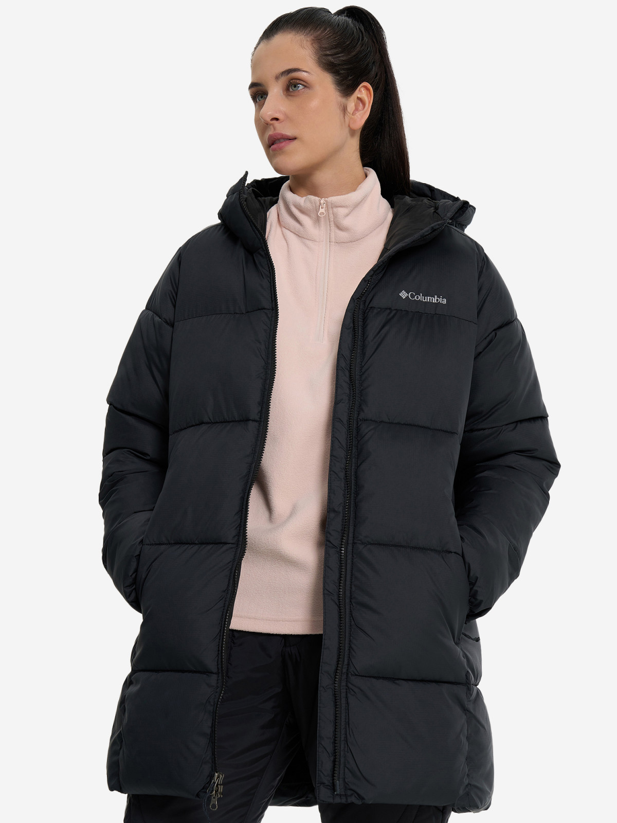 Куртка утеплена Puffect™ II Mid Jacket Hooded 2088471CLB-010 Columbia L (48) Чорний 2088471CLB-010