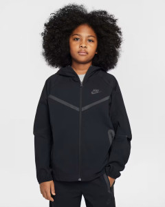 Толстовка дитяча Nike Sportswear Tech Fleece Black HQ8911-010