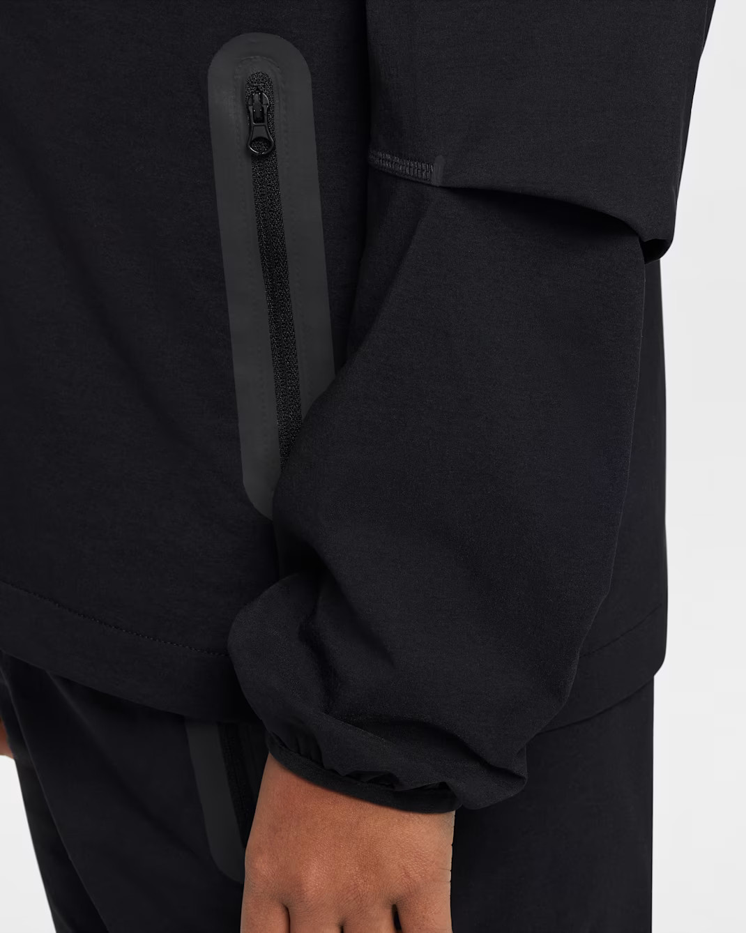 Толстовка дитяча Nike Sportswear Tech Fleece Black HQ8911-010