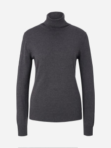 Гольф Knit basic turtleneck 1032589-30281 Tom Tailor L Темно-сірий 1032589-30281